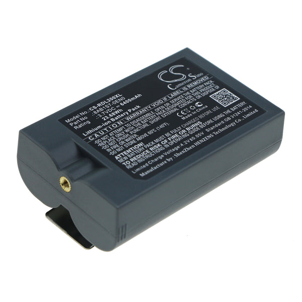 6400mAh 8AB1S7-0EN0 High Capacity Battery for Ring 8VR1S7 Spotlight Cam Video Doorbell 2