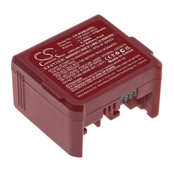 1150mAh 1-66-0002-0003 Battery for RGIS Guia RM2