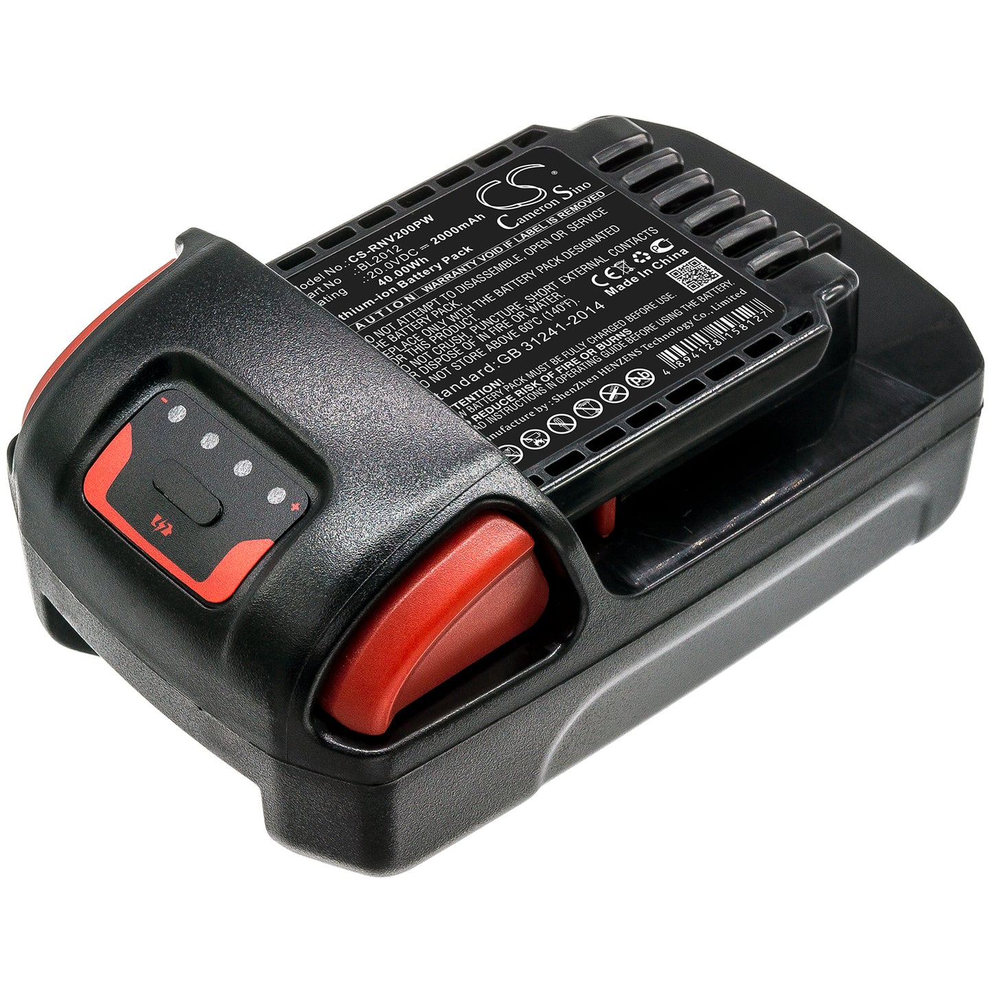 2000mAh BL2012, BL2010 Battery for Ingersoll Rand IQV20, IRTW7150, IRW7150, IRC-R3150-K2, IRR3150-K2, IRTR3150-K2-SMAVtronics