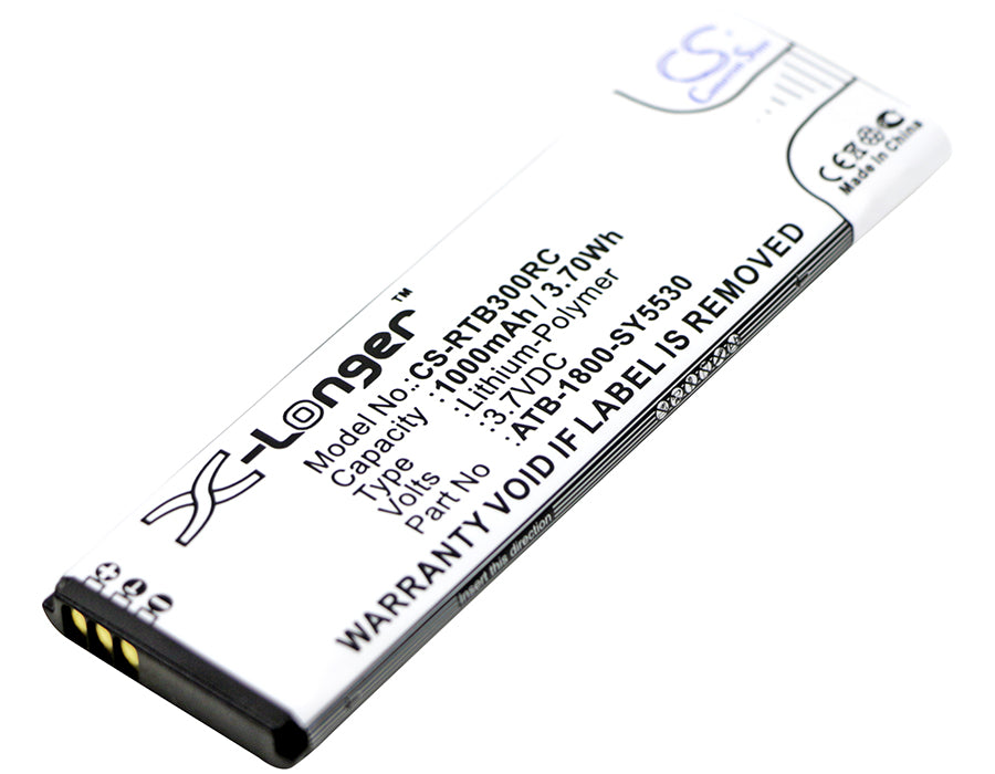 1000mAh ATB-1800-SY5530, ATB-900-SY5531, 40-210742-20 Battery RTI T2i, T2X, T3X, T1, T2+, T2B, T2C, T2Cs, T3, T4X-SMAVtronics