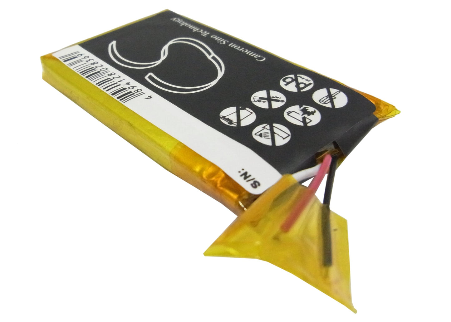 970mAh Li-Polymer Battery for Sony PMX-M86, PMX-M88, PMX-M89 MP3 Player-SMAVtronics