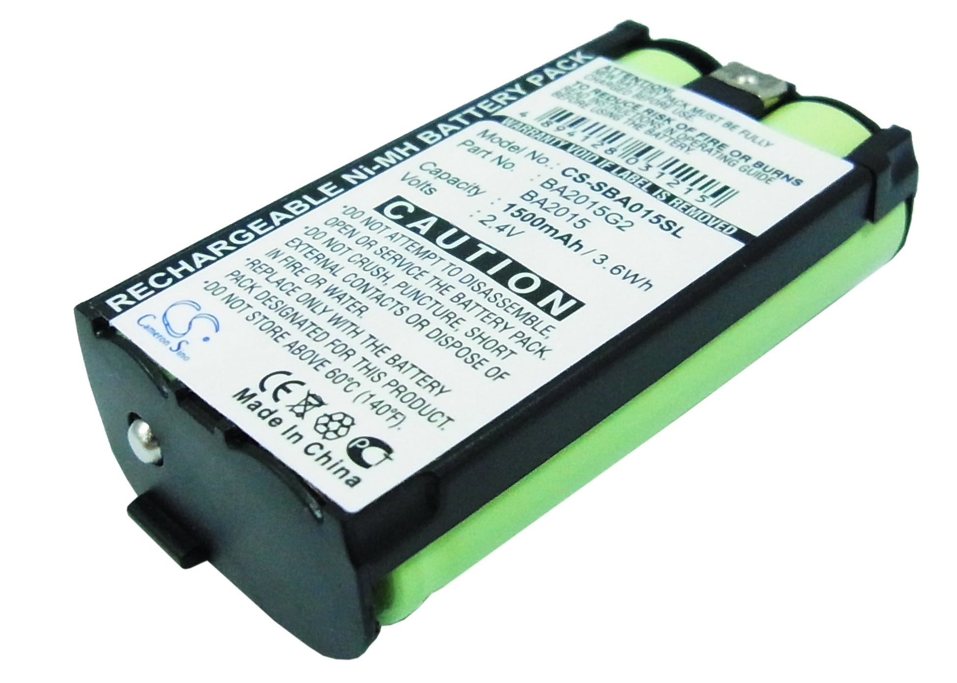 1500mAh BA2015, BA2015G2 Battery for Sennheiser G2, 2015FM-SMAVtronics