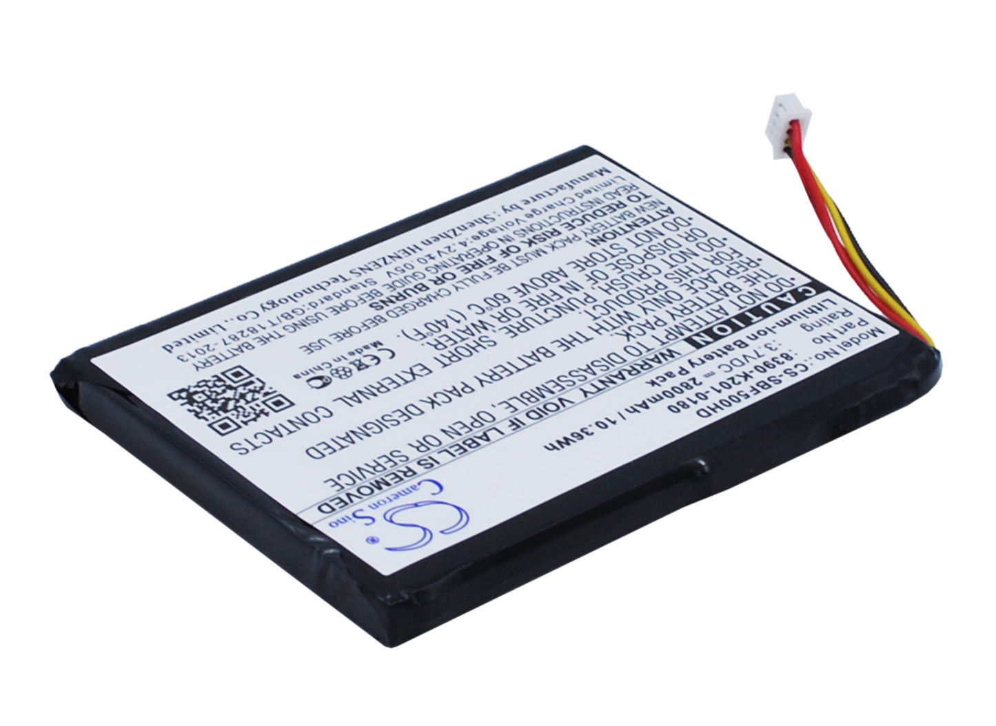 2800mAh 8390-K201-0180 Battery for Seagate GoFlex Satellite Mobile Wireless Storage STBF500100, STBF500101-SMAVtronics