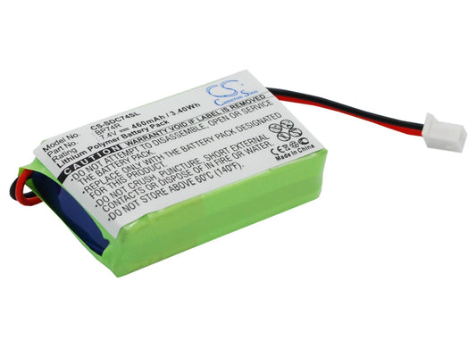 460mAh BP74R Battery Dogtra 2300-NCP Advance, 2302-NCP Advance Dog Collar-SMAVtronics