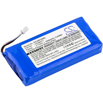 1600mAh V2GBATT Battery for SportDog TEK 2.0 GPS Collar TEK-2L, TEK-V2LT-SMAVtronics