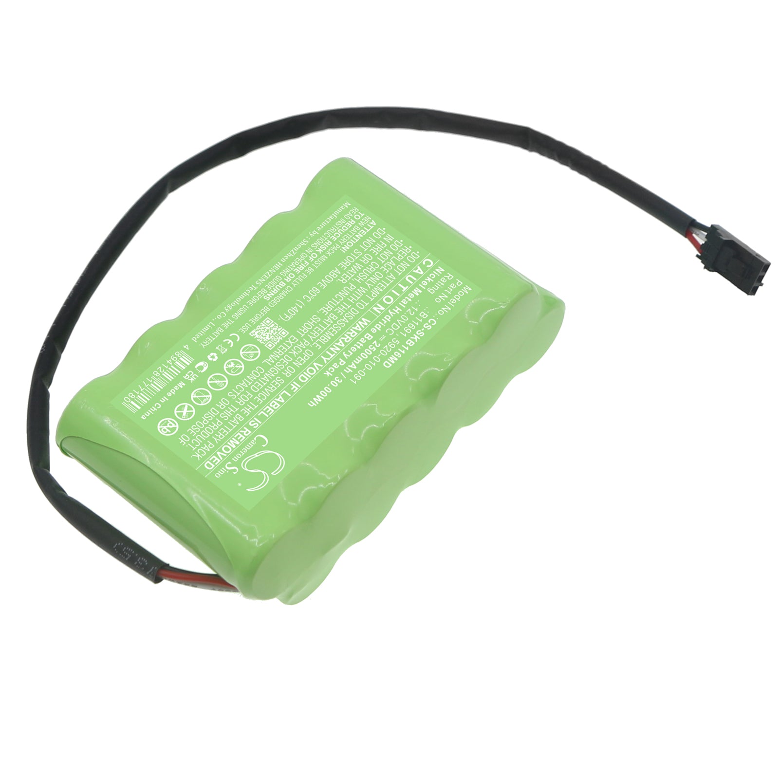 2500mAh B11691, 5920-010-091, OAXINST10, OAXSTGX10, 5920-010-038, B11449 Battery for Stryker 0AXINST10, 0AXSTGX10, SP-1C, SP-2CX Smart Pump Tourniquet-SMAVtronics