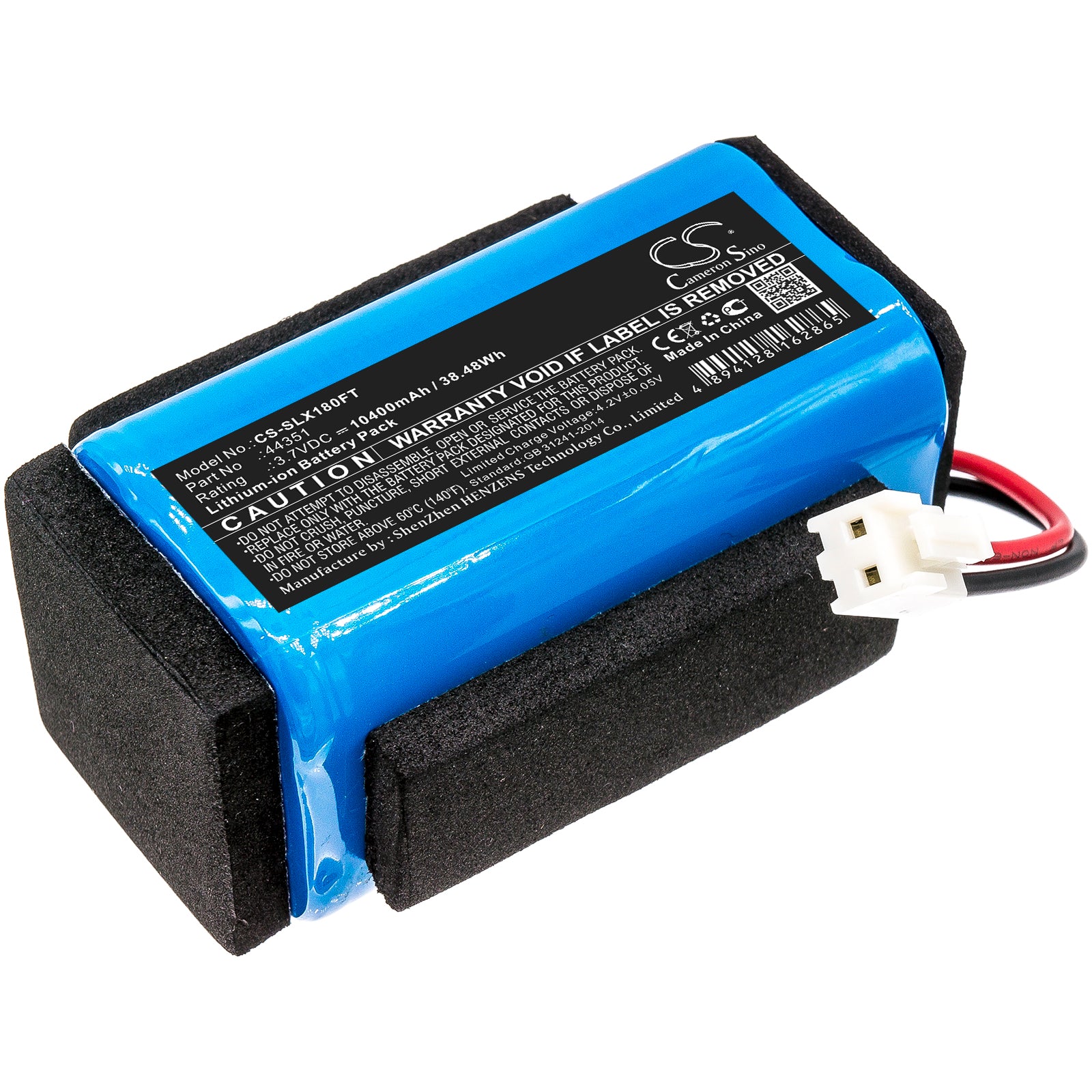 10400mAh 44351, 44350 Battery for Streamlight Vulcan 180 Lantern-SMAVtronics