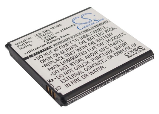 2100mAh B740AE Battery for AT&T Samsung Galaxy S4 Zoom-SMAVtronics