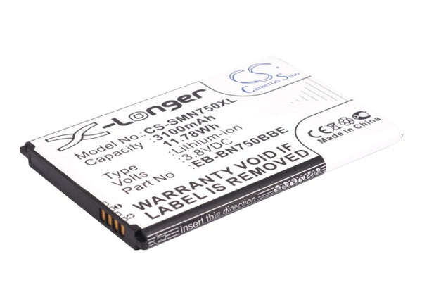 Replacement EB-BN750BBE High Capacity Battery for Samsung Galaxy Note 3 Mini, SM-N7502, SM-N7505