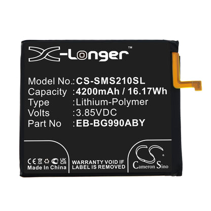 2350mAh EB-BG990ABY Battery for Samsung Galaxy S21 FE 5G, Galaxy S21 Fan Edition 5G, SM-G990B, SM-G990B/DS, SM-G990U, SM-G990U, SM-G990W, SM-G990E-SMAVtronics