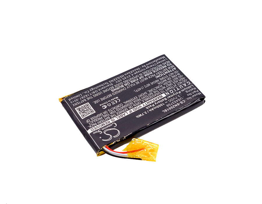 1000mAh US453759 Battery for Sony Walkman NWZ-ZX1-SMAVtronics