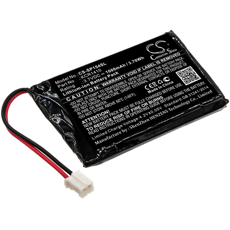 1000mAh KCR1410 Battery for Sony Playstation 4 Controller, CUH-ZCT2, CUH-ZCT2U 2016-SMAVtronics