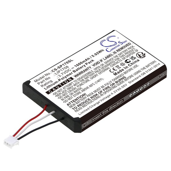 1600mAh LIP1708 Battery for Sony CFI-1015A, CFI-ZCT1W PS5 DualSense