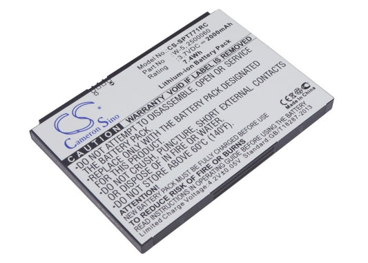 2000mAh W-5, 2500060, 2500031 Battery for AT&T Unite, Unite-344B-SMAVtronics