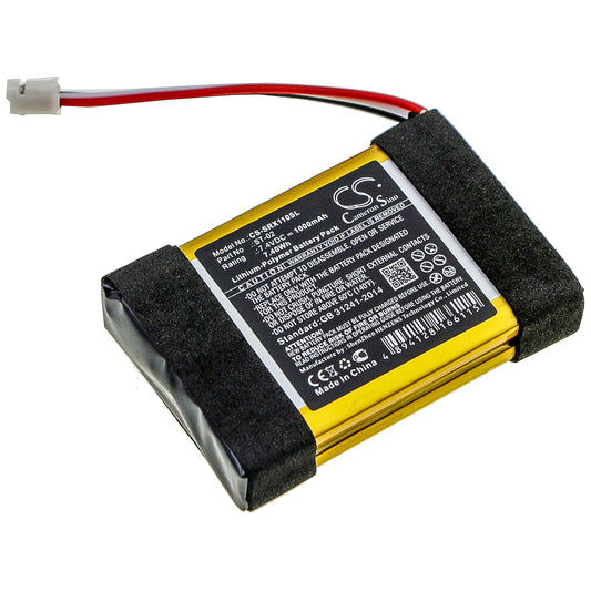 1000mAh ST-02 Battery for Sony SRS-X11-SMAVtronics