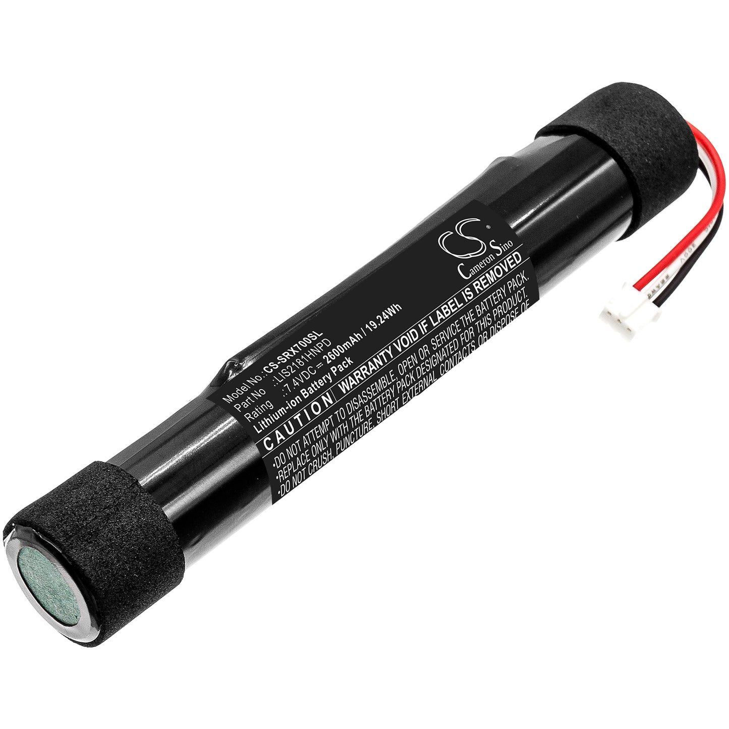 2600mAh LIS2181HNPD Battery for Sony SRS-X7, SRS-BTX300-SMAVtronics