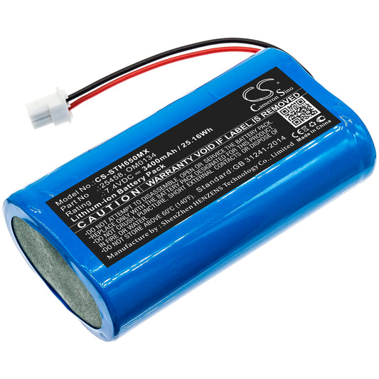 3400mAh 25458, OM0134 High Capacity Battery for Surgitel Eclipse EHL65, EHL-65, Odyssey Analog-SMAVtronics