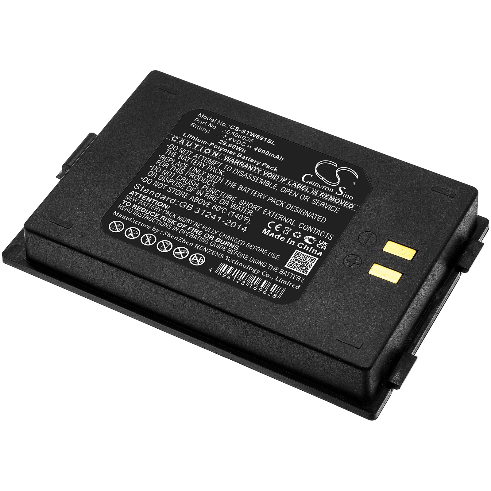 4000mAh E506085 Battery for Satlink WS-6916 Satellite Signal Finder Meter-SMAVtronics