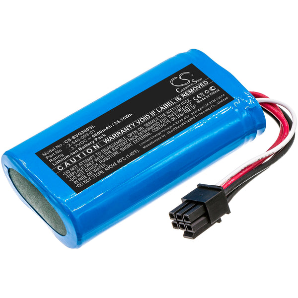6800mAh 2-540-009-01 Battery for SoundCast VG3, SUD-VGBT03A, 21391-VGBT03A