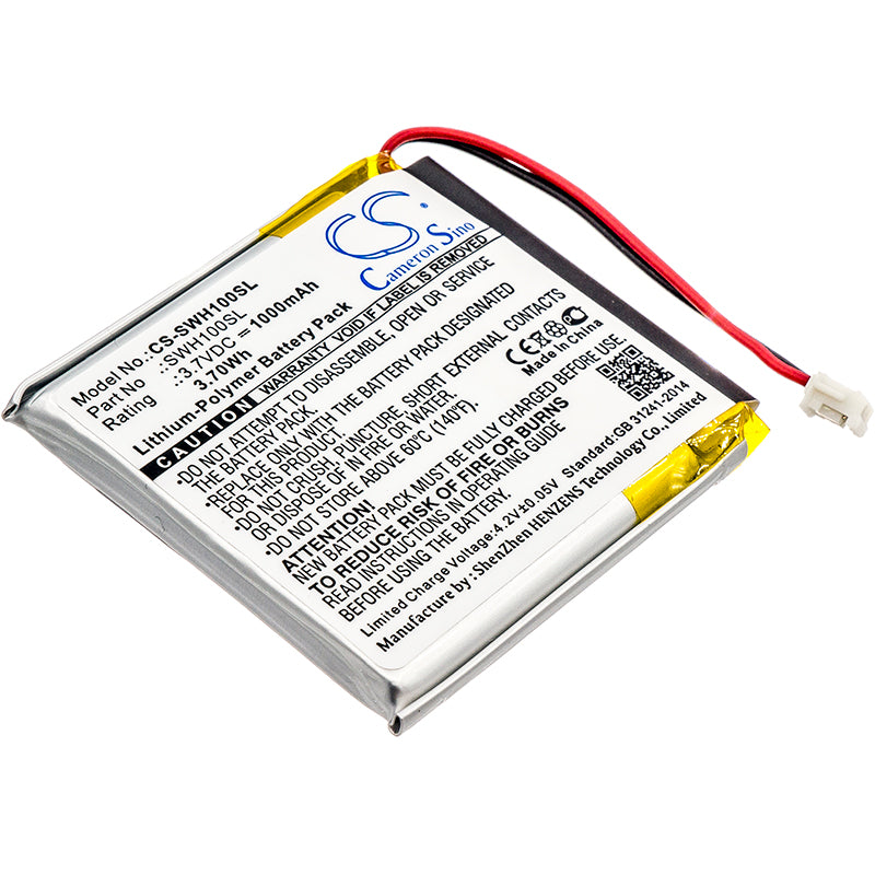 1000mAh 1588-0911, SM-03, SP 624038, LIS1662HNPC Battery for Sony WH-1000xM3, WH-1000MX4, WH-CH710N/B-SMAVtronics