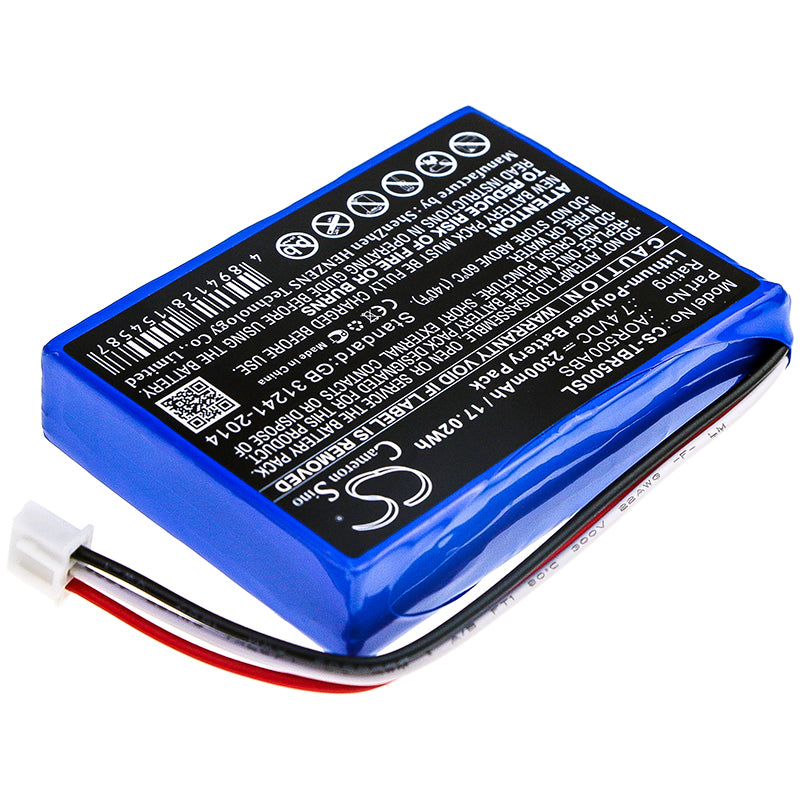 2300mAh AOR500ABS Battery for Tribrer AOR500, AOR500-s-SMAVtronics