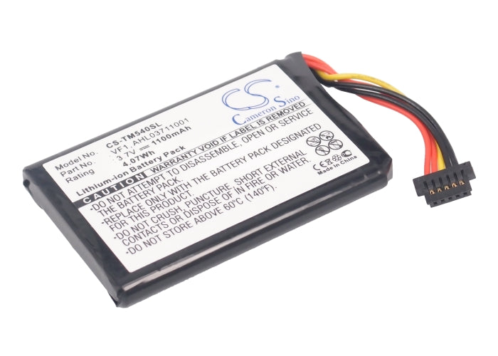 1100mAh Li-ion Battery for TomTom Go 540, Go 540 Live-SMAVtronics