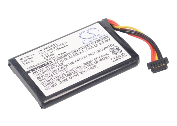 1100mAh Li-ion Battery with Tools for TomTom One XXL 540S, 4CF5.002.00-SMAVtronics