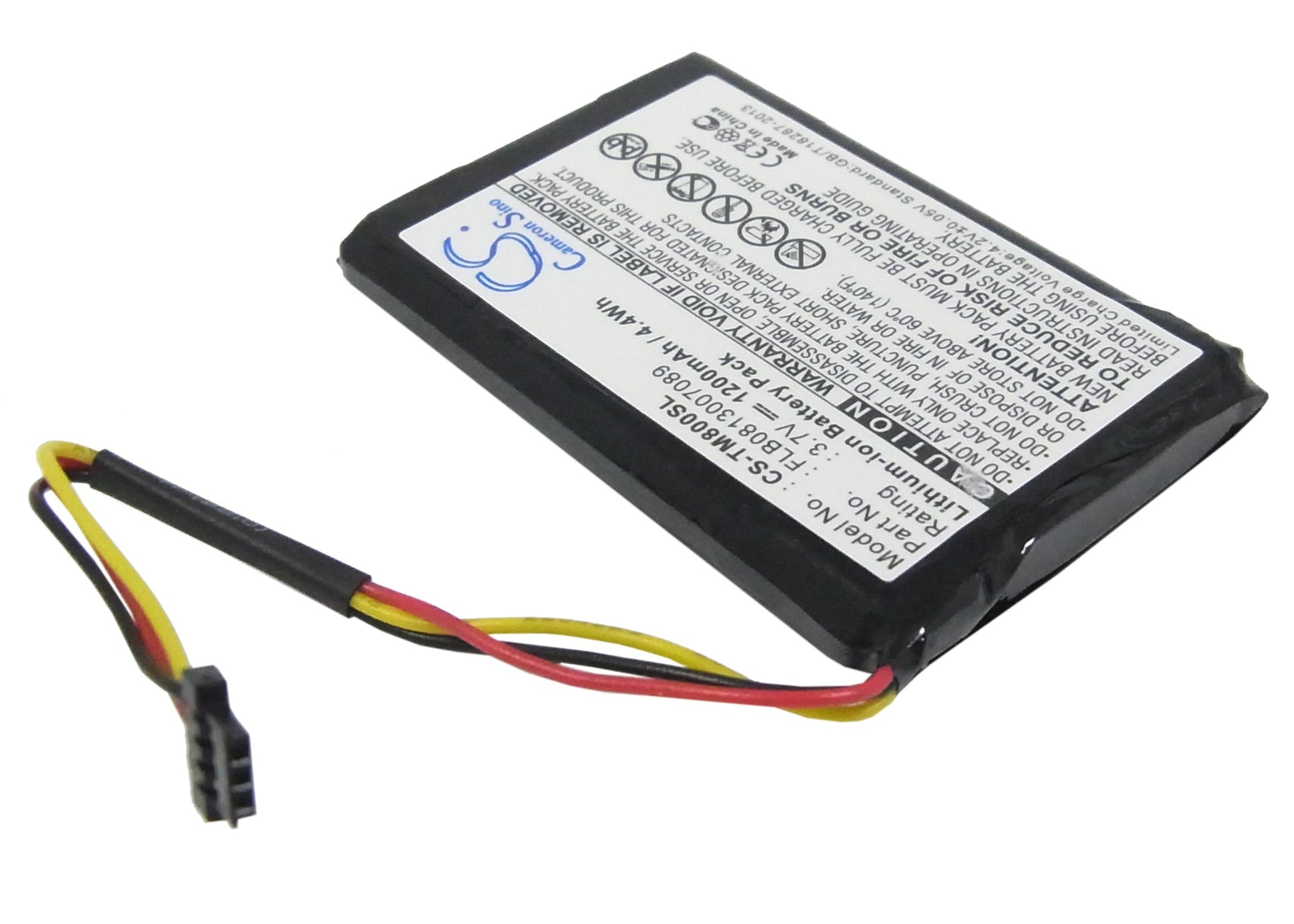 1200mAh Li-ion Battery with Tools for TomTom One XL Europe Traffic-SMAVtronics