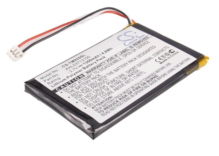 Replacement AHL03713100 Battery for TomTom GO 920-SMAVtronics