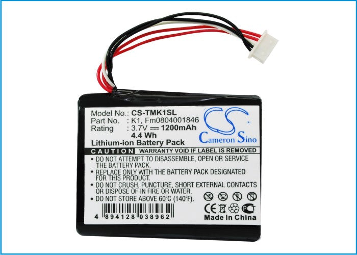 1200mAh Li-ion Battery for TomTom One XL HD Traffic-SMAVtronics