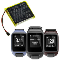 200mAh AHB332824HPS Battery for TomTom Spark Cardio + Music GPS, Spark Cardio 2 + Music GPS