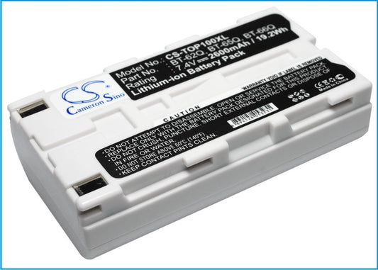 Replacement BT-30 High Capacity Battery for Topcon Field Controller FC-120, FC-200-SMAVtronics