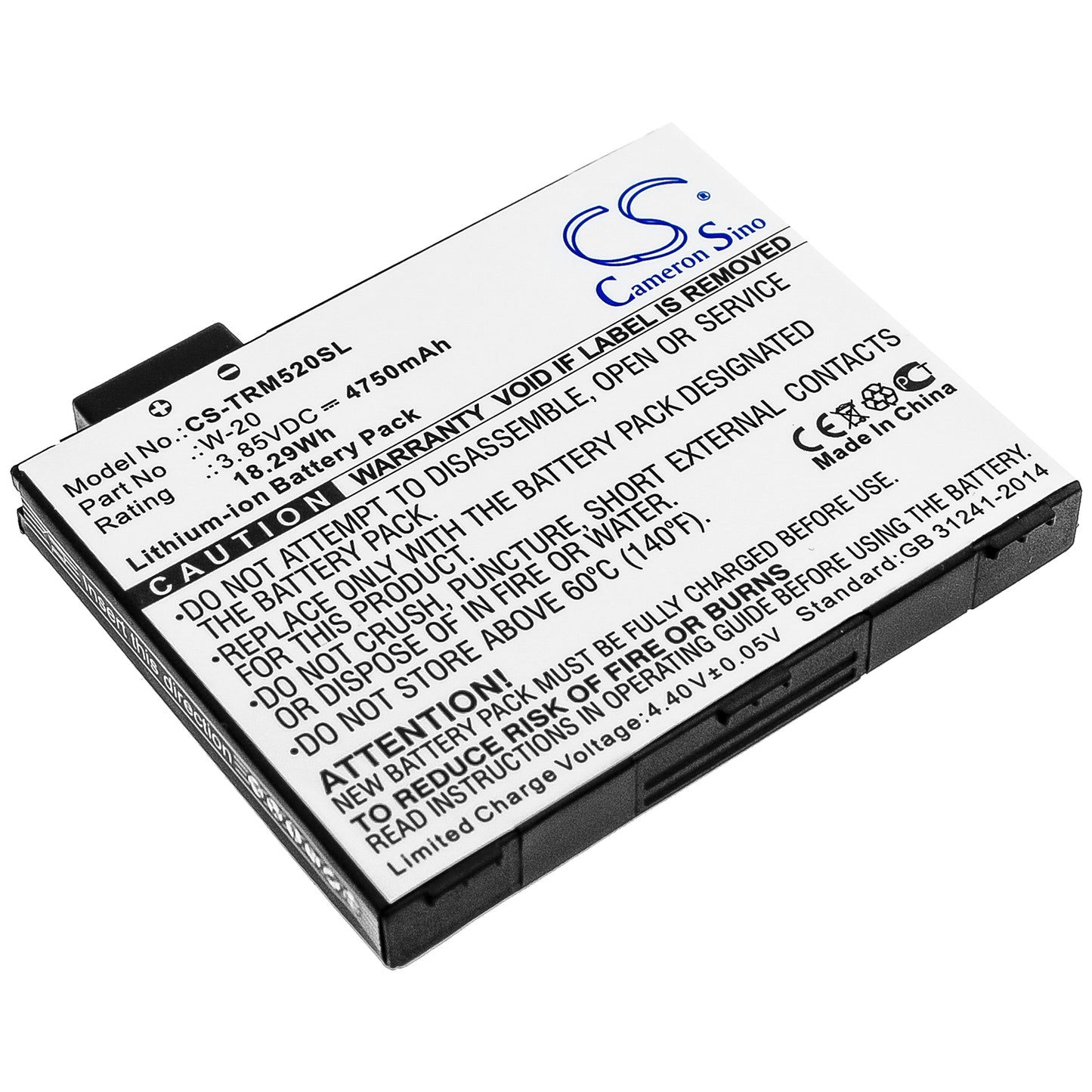 5000mAh W-20 Battery for Netgear Nighthawk M5, MR5000, MR5200, MR5200-100EUS, AT&T Mobile Hotspot Pro-SMAVtronics