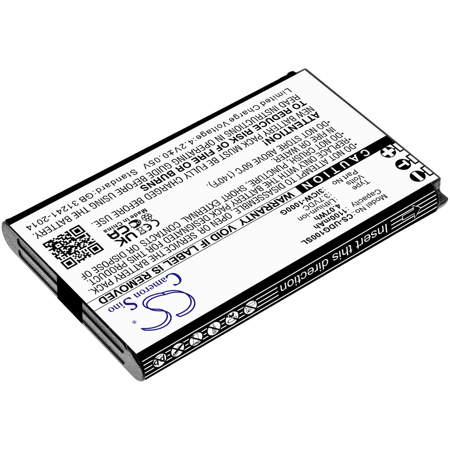 1100mAh 3ICW-1000G Battery for UniData ICW-1000G-SMAVtronics