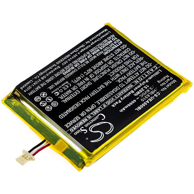 4000mAh HBL6310 Battery for Unitech EA500, EA502, EA506, EA508-SMAVtronics