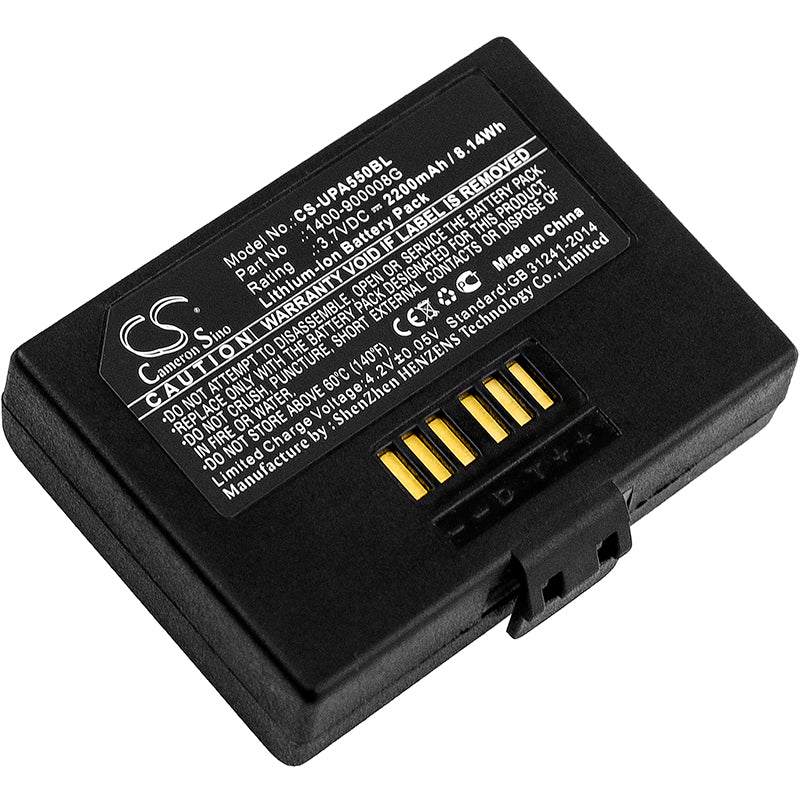 2200mAh 1400-900008G Battery for Unitech PA550 Mobile Computer-SMAVtronics