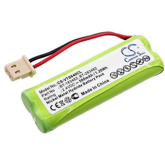 500mAh BT-183482, BT-283482, BT183482 Battery for V TECH V Tech 89134801, DS6401, DS6421, DS6422, DS6425, LS6425, LS6426, LS6475, DS6423, CS6114, CS6409, CS6419, LS6476-SMAVtronics