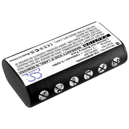 1500mAh MPRLBP Battery for Wisycom MPR50, MPR50-IEM, MPR30, MPR30-ENG-SMAVtronics