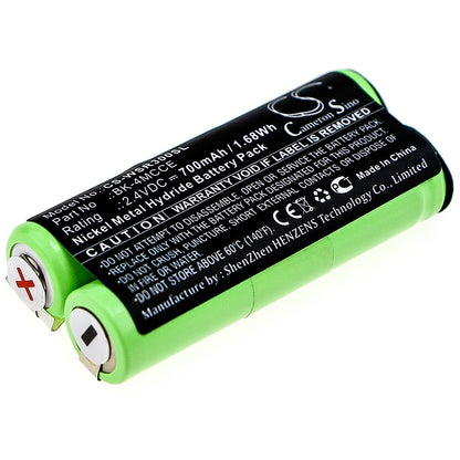 700mAh BK-4MCCE Battery for Waterpik Sensonic Plus SR-3000, Sensonic Plus SR-3000E, 900 Sonic Toothbrush-SMAVtronics