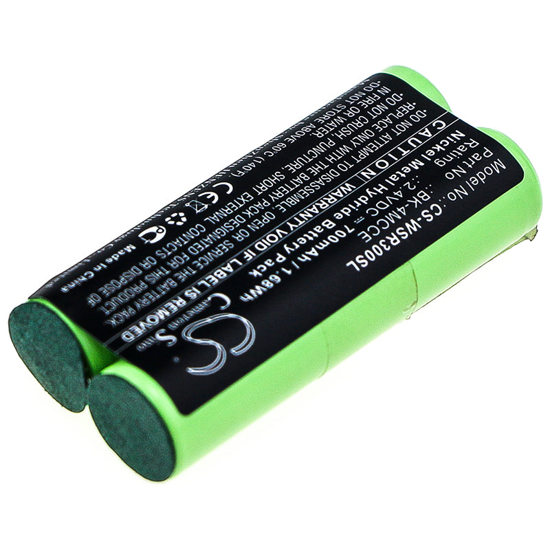 700mAh BK-4MCCE Battery for Waterpik Sensonic Plus SR-3000, Sensonic Plus SR-3000E, 900 Sonic Toothbrush-SMAVtronics