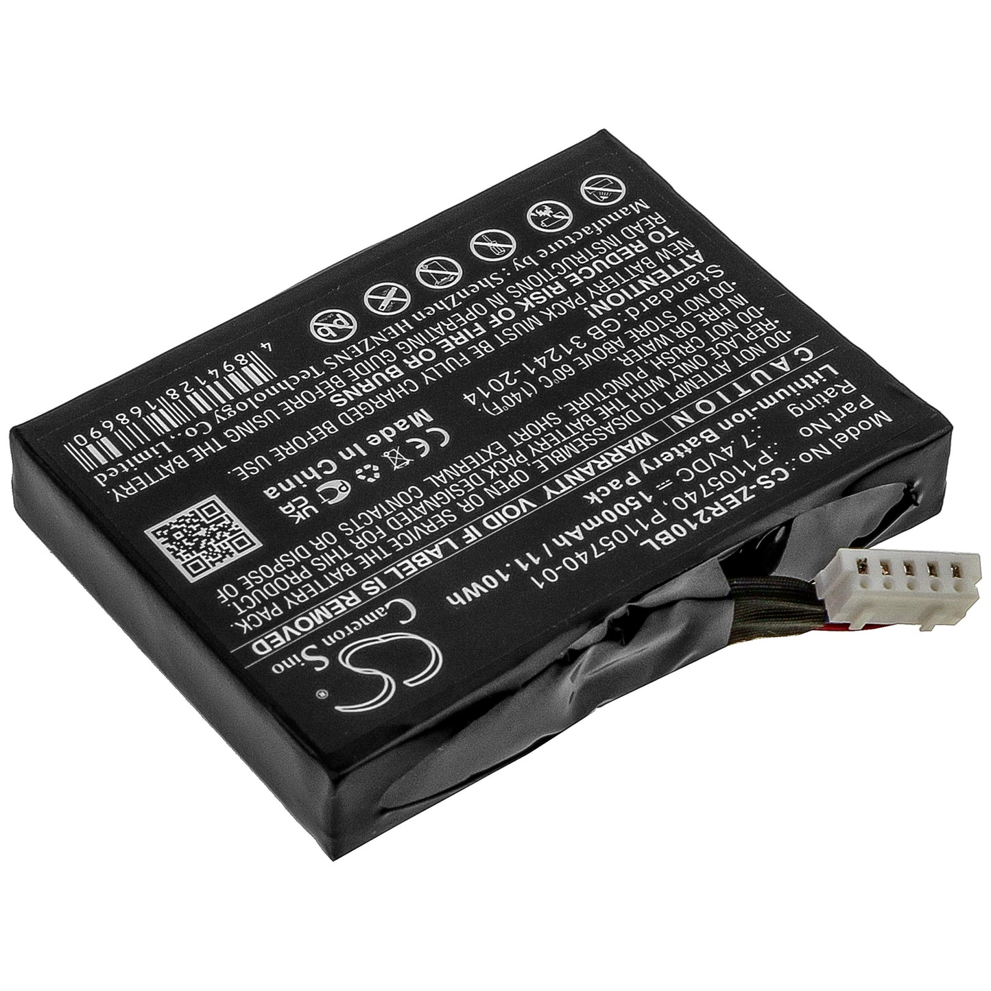 1500mAh P1105740, P1105740-01 Battery for Zebra ZQ200, ZQ210, ZQ21-A0E12KE-00, ZQ220, ZQ22-A0E01KE-00-SMAVtronics