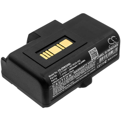 2600mAh AK18026-002, CT17497-1 Battery for Zebra RW220, RW320-SMAVtronics