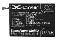 2500mAh LI3825T43P3H755544 Li-Polymer Battery for ZTE U956