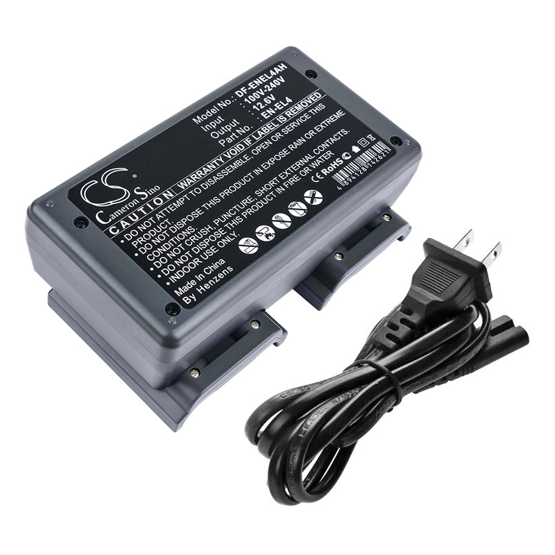 Dual Battery Charger for Nikon D2Hs, D2Xs, D3, D3X, EN-EL4, EN-EL4a, EN-EL4e, MH-21, MH-22-SMAVtronics