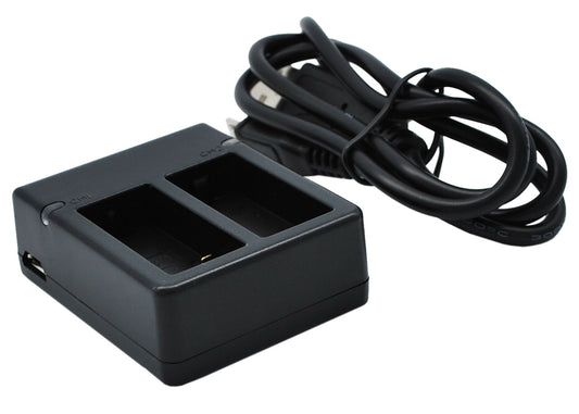 Dual USB Charger for GoPro CHDHN-301, HD Hero3 Black Edition, HD Hero3 White Edition, HD Hero3 Silver Edition-SMAVtronics