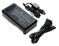 Dual Battery Charger for 10440, 17500, 18350, 18500, 25500, 26650, AA, AAA w/US AC & Car cord
