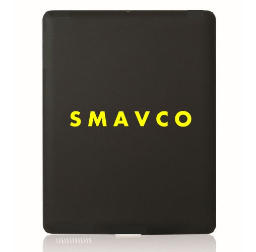 Black Snap On Hard Rubberized Protective Cover Case for Apple iPad 1st Gen-SMAVtronics
