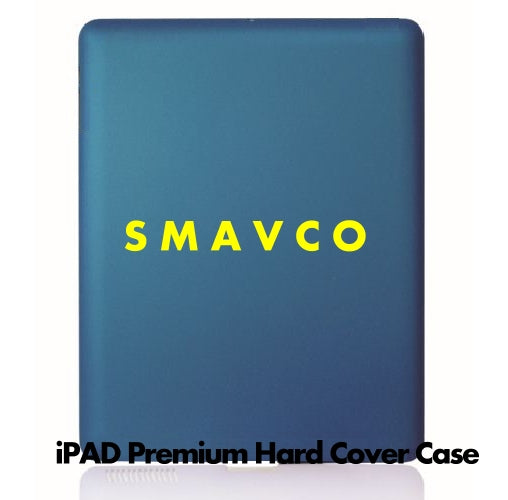 Blue Snap On Hard Rubberized Protective Cover Case for Apple iPad 1st Gen-SMAVtronics