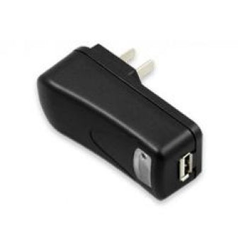 USB Travel / Wall / AC Charger Adapter (Black)-SMAVtronics